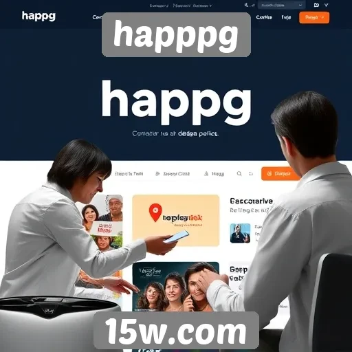 experiência do usuário no site happpg